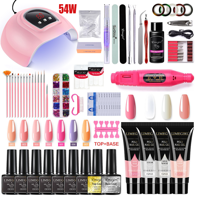 Gel Top Coat - Nail Extension Kit Acrylic Gel Polish