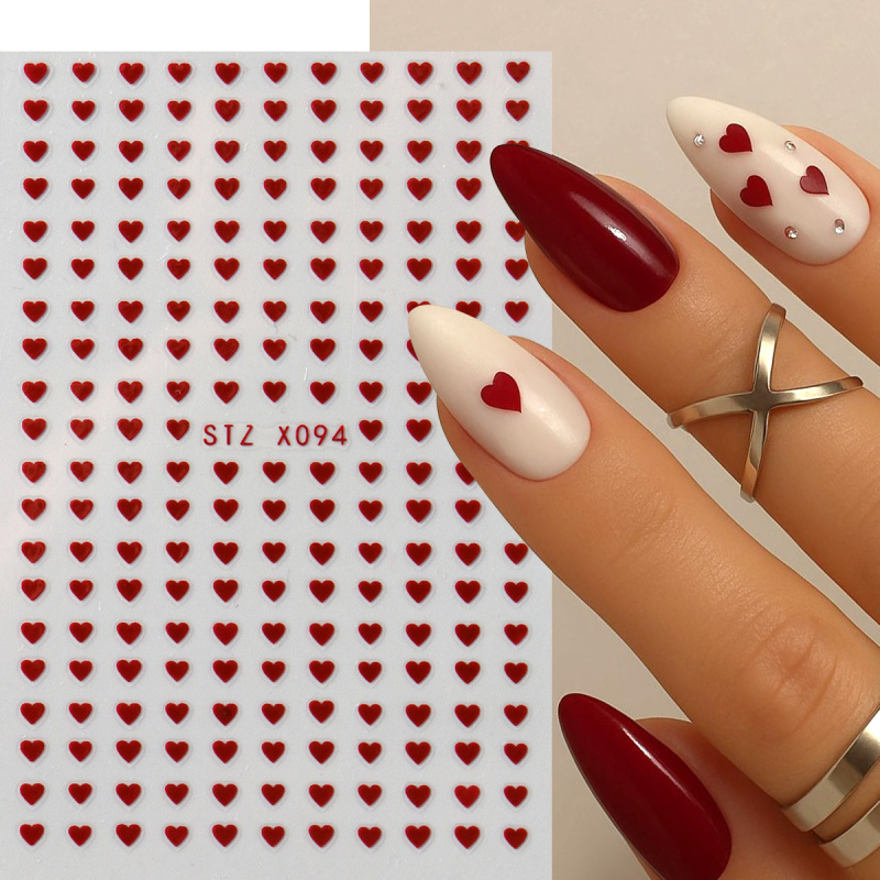 2pcs Mini Love Heart Nail Art  - огляд і ціна Nail Art Valentine