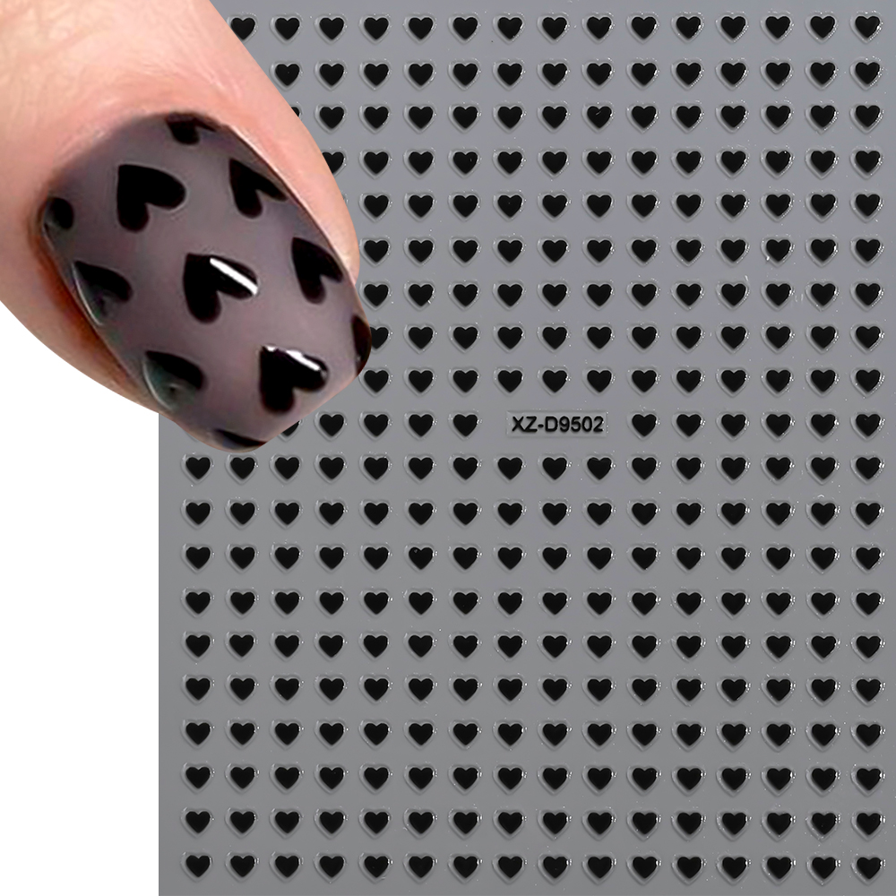 8pcs 3D 2mm Hearts Nail Sticke - огляд і ціна Nail Art Valentine