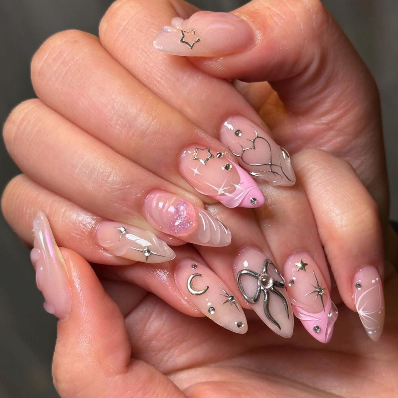 24pcs Bow False Nails Sets Pre - огляд і ціна Nail Art Valentine