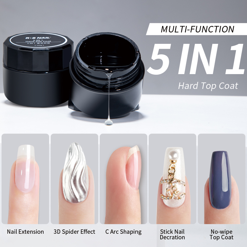 RSNAIL 5 IN 1 Japanese Hard To - огляд і ціна Gel Top Coat