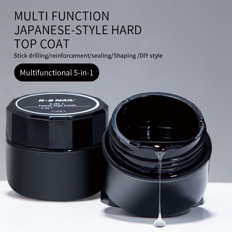 RSNAIL 5 IN 1 Japanese Hard To - огляд і ціна Gel Top Coat