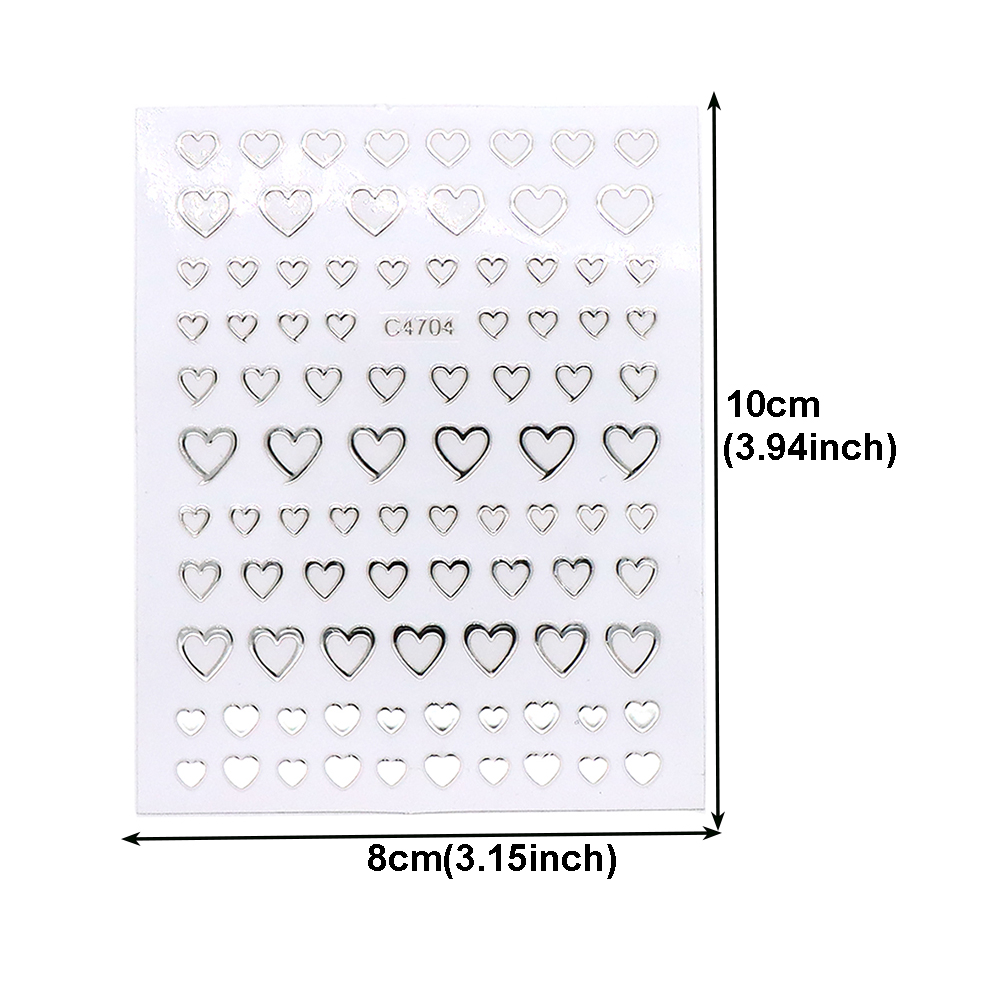 12Sheets Star/Heart/Moon Nail  - огляд і ціна Nail Art Valentine