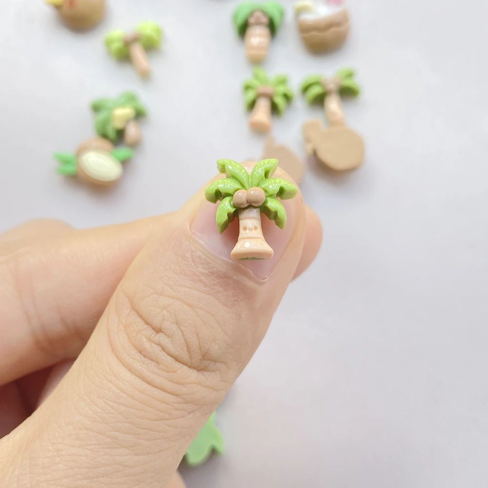 20Pcs Cute Cartoon Coconut Dri - огляд і ціна Nail Art Motif
