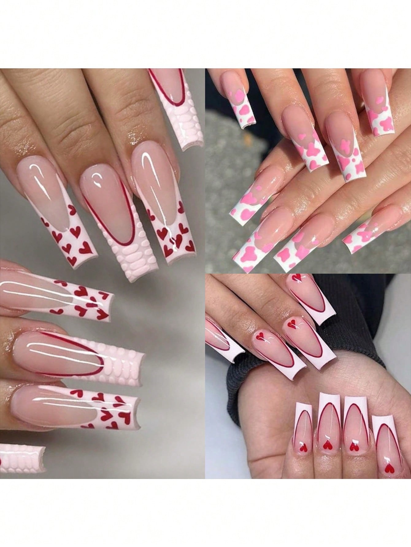 120pcs/Box Light Pink French F - огляд і ціна Nail Art Natural Pink