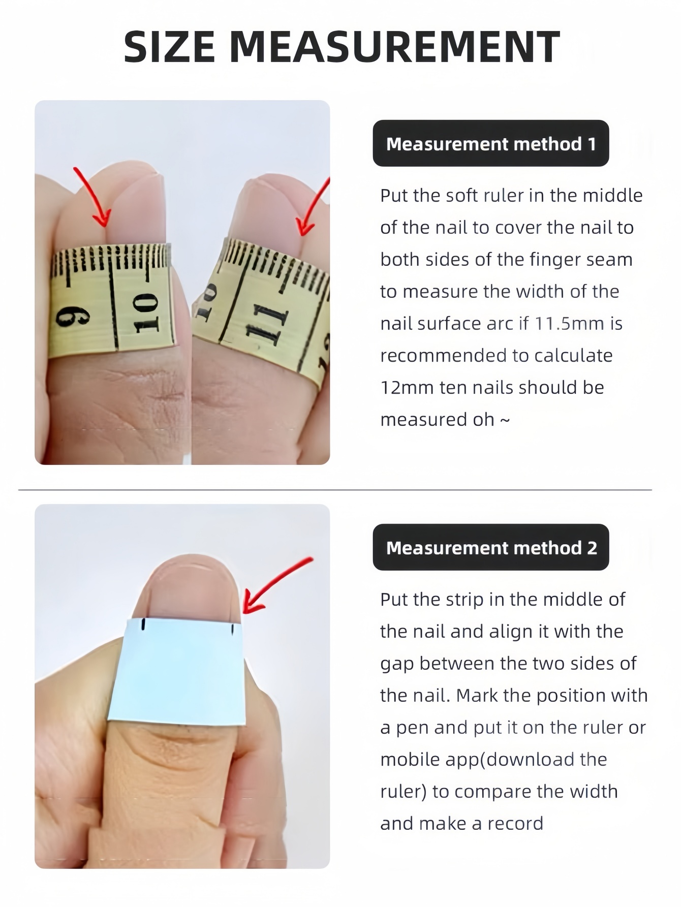 10 Short Square and Round Nail - огляд і ціна Nail Art French Nails