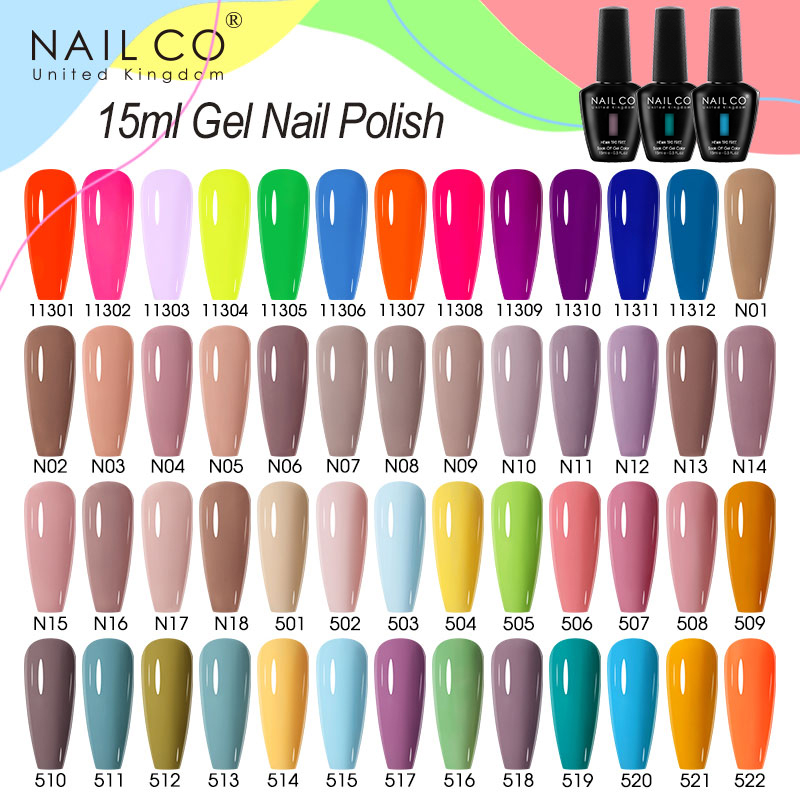 NAILCO 15ml Gel Nail Polish Re - огляд і ціна Nail Art Natural Pink