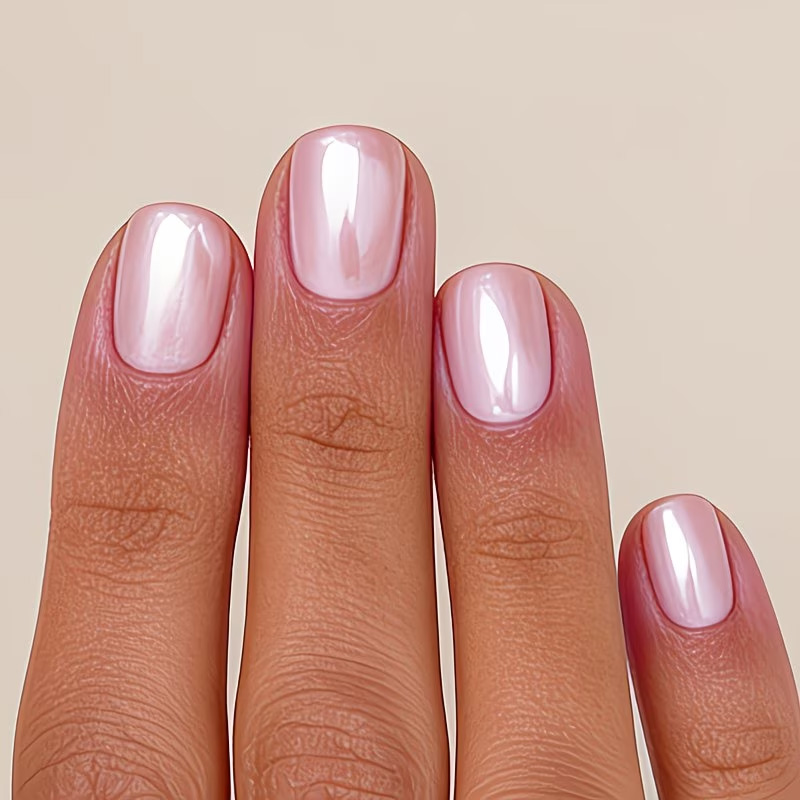 Pink Mother-Of-Pearl Enhancer  - огляд і ціна Nail Art Natural Pink