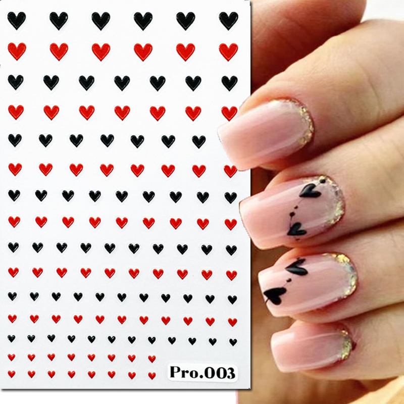 5d Embossed Nail Art Stickers  - огляд і ціна Nail Art Valentine