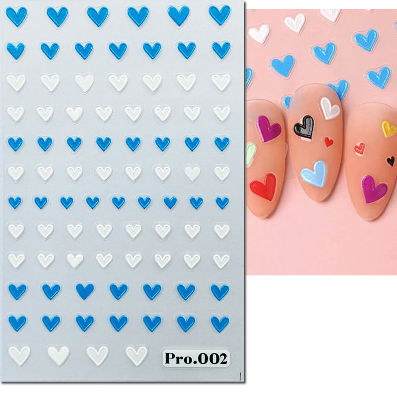 5d Embossed Nail Art Stickers  - огляд і ціна Nail Art Valentine