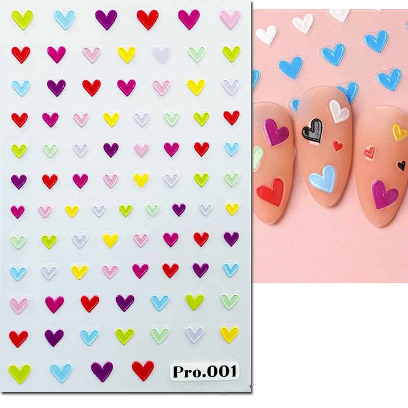 5d Embossed Nail Art Stickers  - огляд і ціна Nail Art Valentine