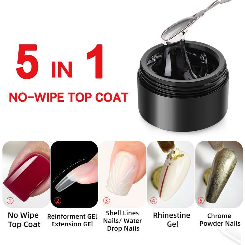 MSHARE 3D Top Coat Gel 50ml 5  - огляд і ціна Gel Top Coat