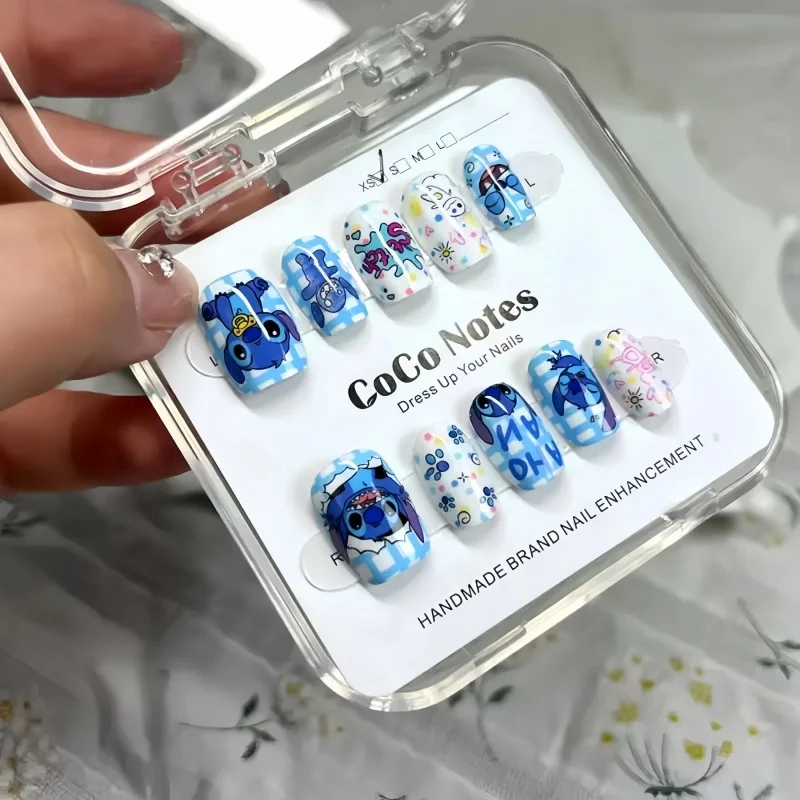 Disney Stitch Fake Nails Cute  - огляд і ціна Nail Art Motif