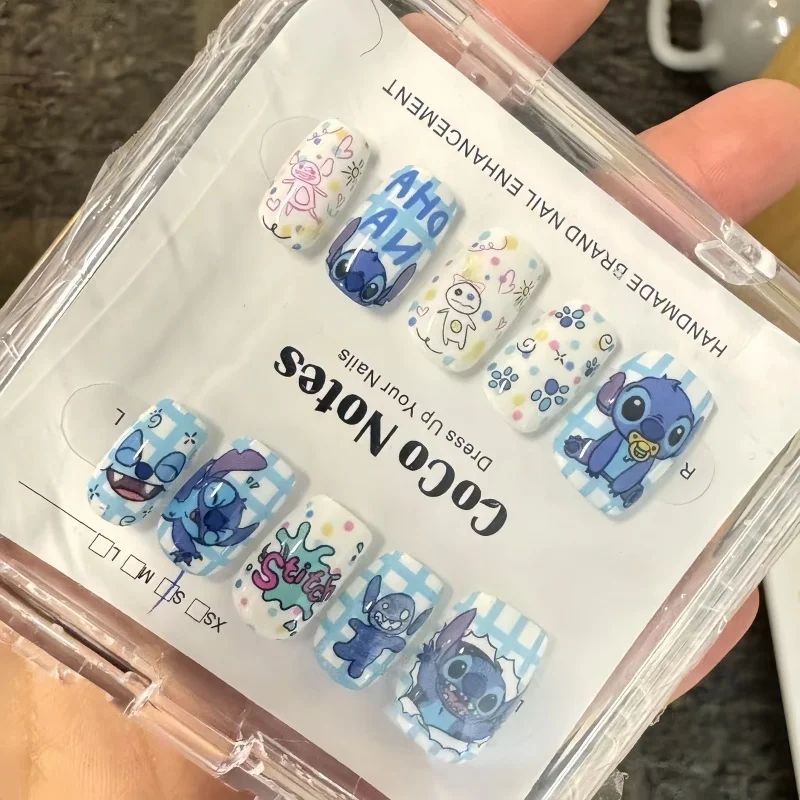 Disney Stitch Fake Nails Cute  - огляд і ціна Nail Art Motif