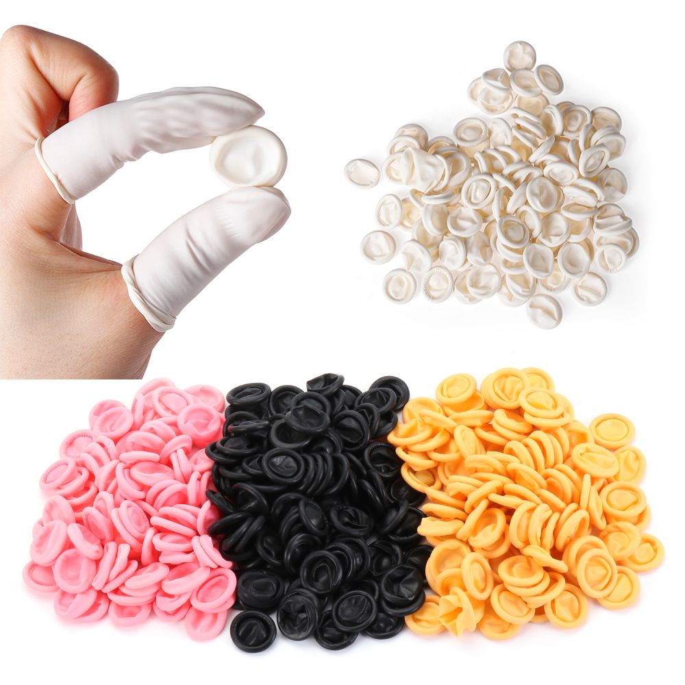 100PCS Disposable Finger Cover - огляд і ціна Nail Art Natural