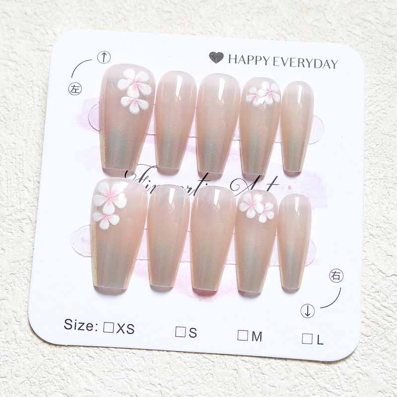 10 Pcs Women French Style High - огляд і ціна Nail Art French Nails