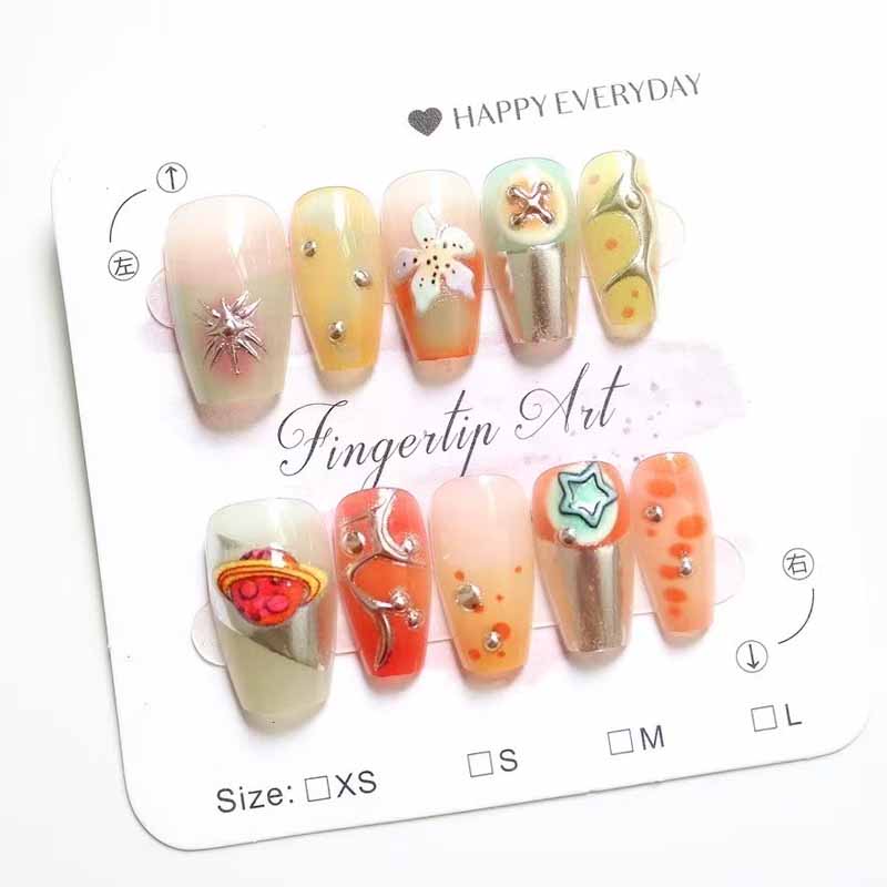 10 Pcs Women French Style High - огляд і ціна Nail Art French Nails