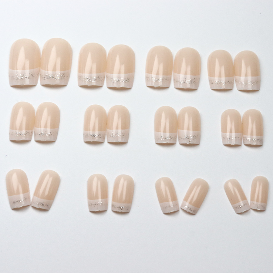 24pcs/set Medium Square fake n - огляд і ціна Nail Art French Nails