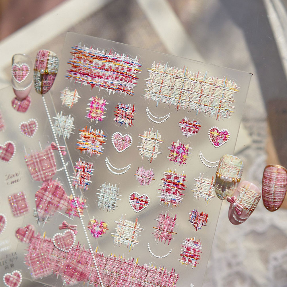 1pcs 5D Relief Love Hear Bow N - огляд і ціна Nail Art Valentine