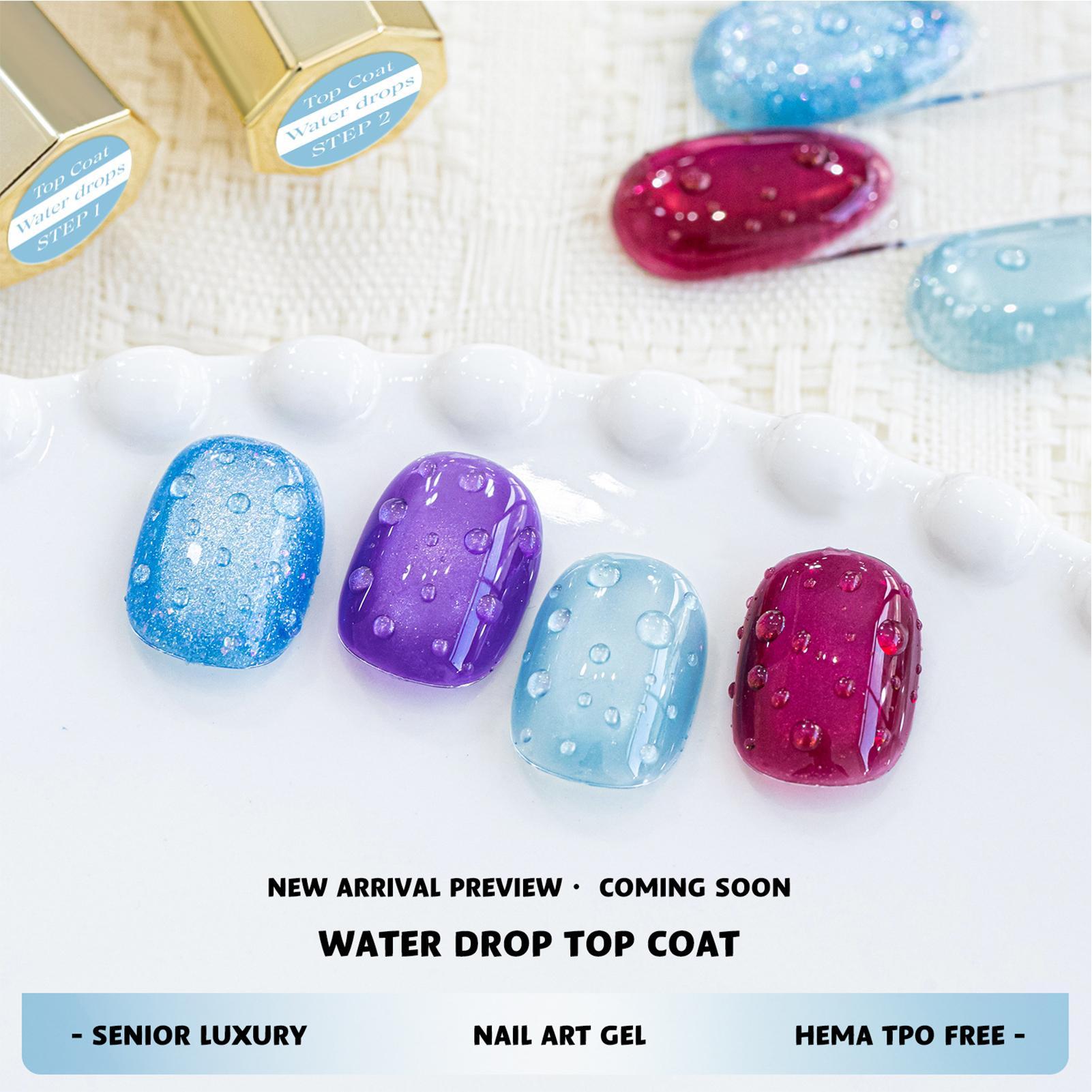 Water Drop Top Coat Gel Nail P - огляд і ціна Gel Top Coat