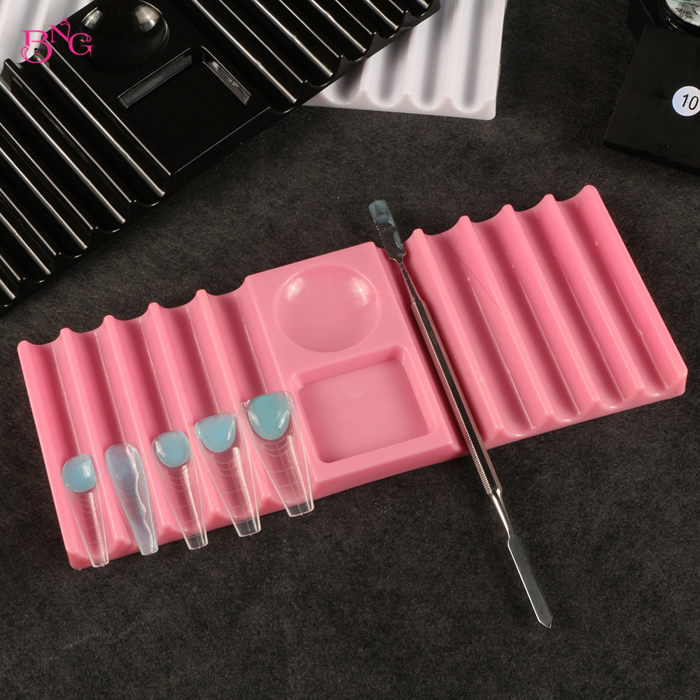 BNG Dual Form Holder Plastic P - огляд і ціна Nail Art Motif