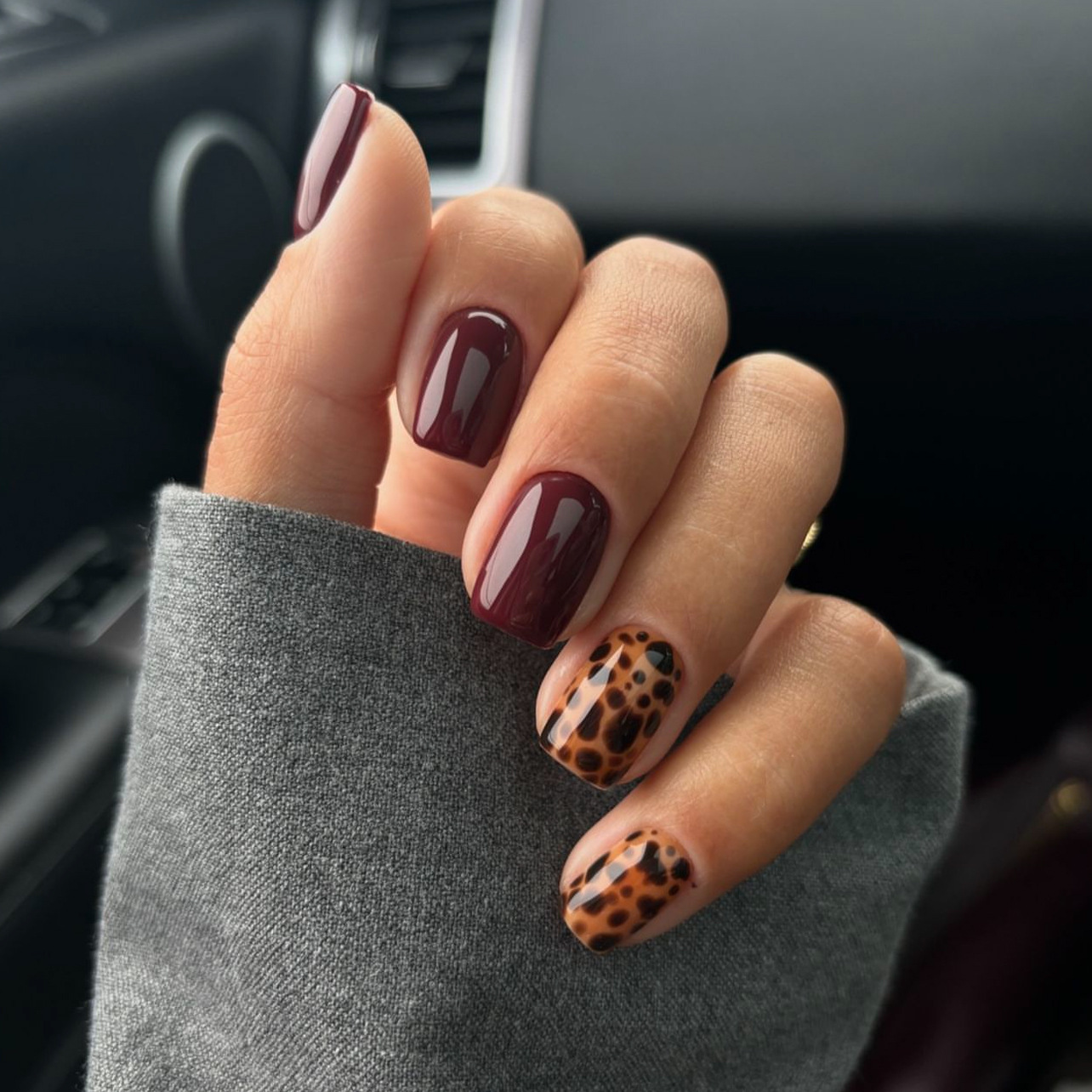 24pcs Solid Color Full Cover N - огляд і ціна Nail Art Simple
