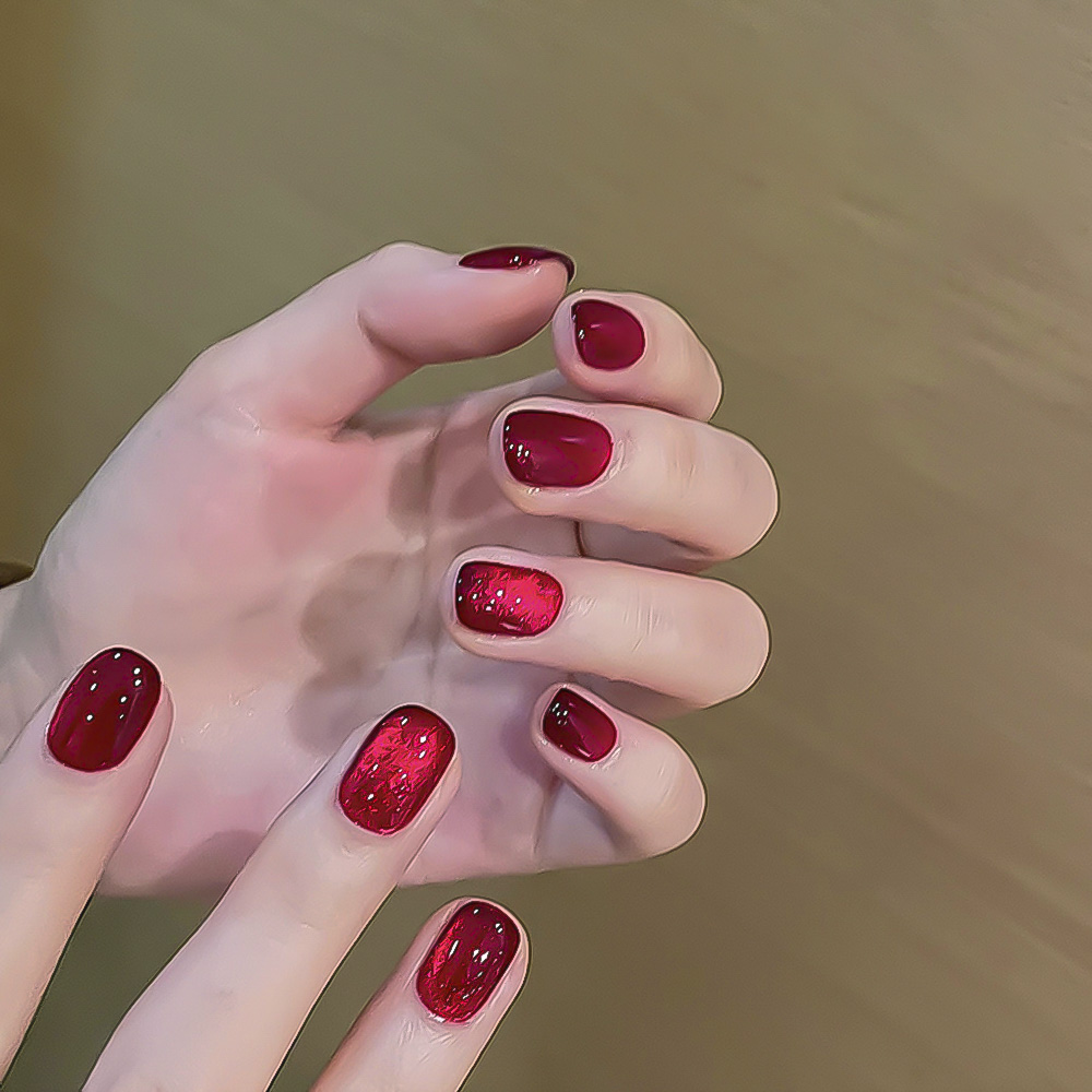 Xeijayi 10ml Wine Red Cat Eye  - огляд і ціна Nail Art Red Wine Cat Eye