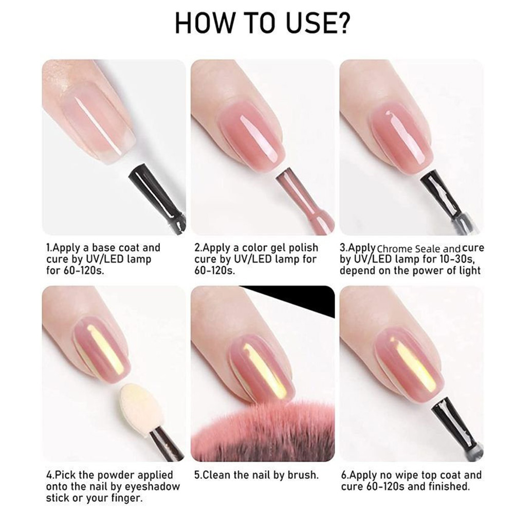 KODIES GEL Chrome Top Coat No  - огляд і ціна Gel Top Coat