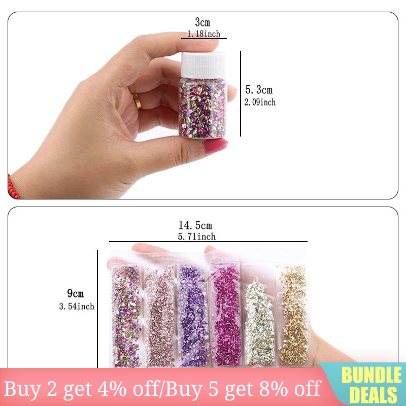 Epoxy Resin Colorful Metallic  - огляд і ціна Nail Art Natural