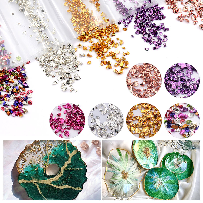 Epoxy Resin Colorful Metallic  - огляд і ціна Nail Art Natural
