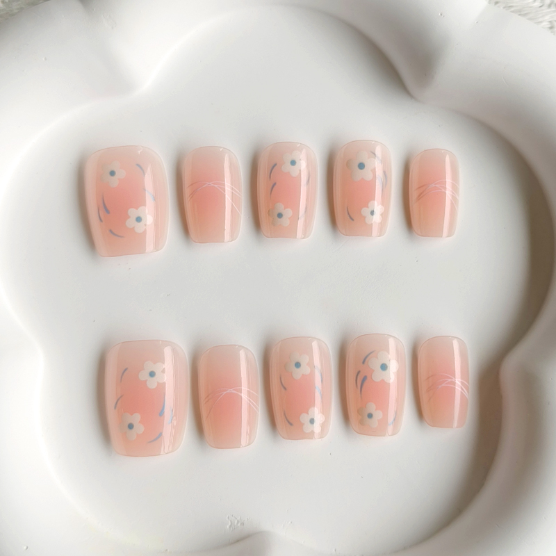 10Pcs Women Spring Fresh and D - огляд і ціна Nail Art French Nails