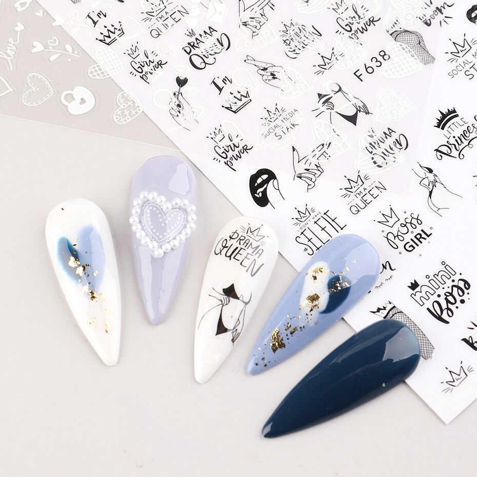 2pcs Heart Love Design 3D Nail - огляд і ціна Nail Art Valentine