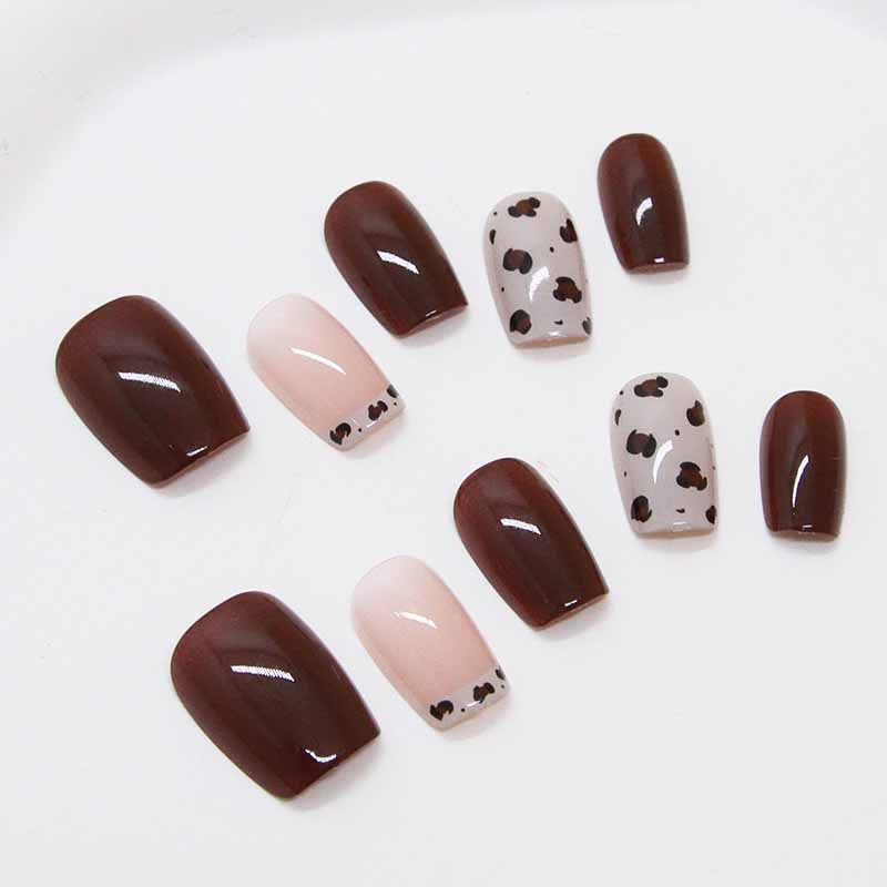 10 Pcs Women Wine Red Handmade - огляд і ціна Nail Art Red Wine Cat Eye