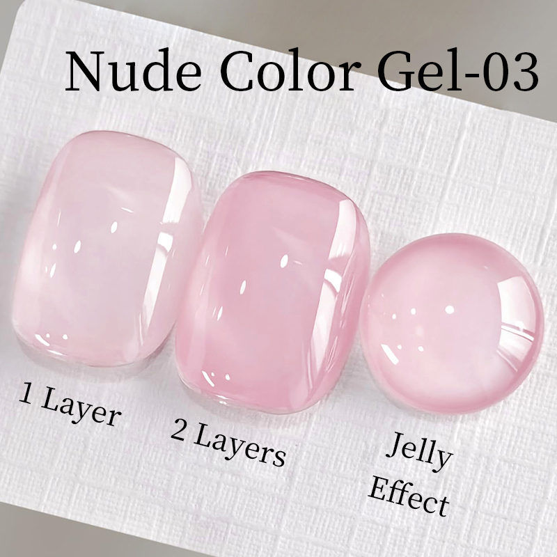 AWStorG 15ml Jelly Nude Pink T - огляд і ціна Nail Art Natural Pink