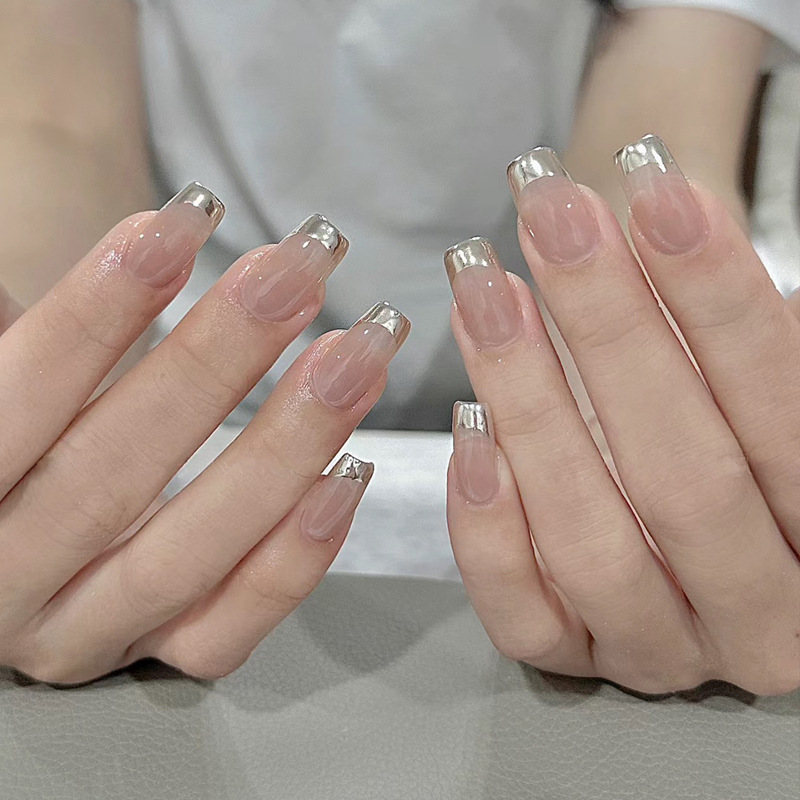 24Pcs Medium Coffin Press on N - огляд і ціна Nail Art Simple