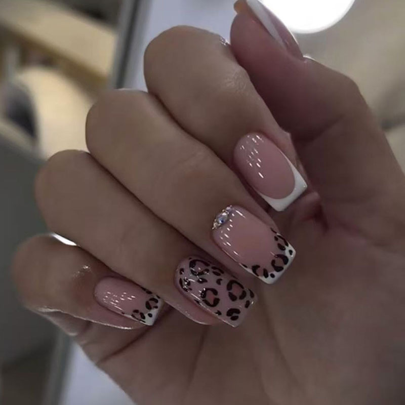 24pcs Finished Fake Nails Fren - огляд і ціна Nail Art Simple