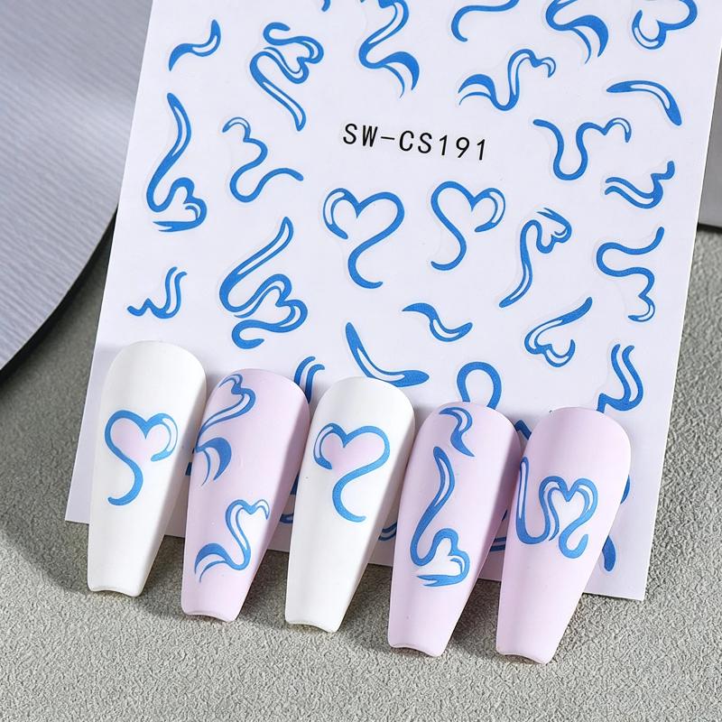 2Sheets Sweet Nail Art Sticker - огляд і ціна Nail Art Valentine