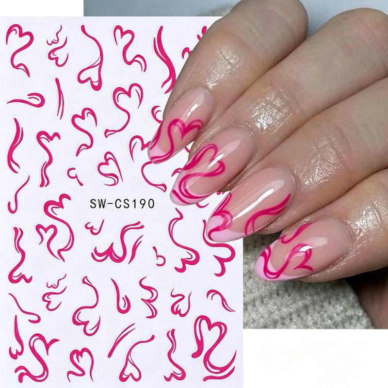 2Sheets Sweet Nail Art Sticker - огляд і ціна Nail Art Valentine
