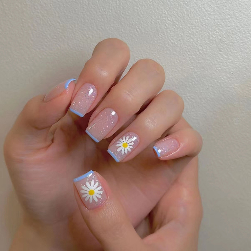 24ps/set Short Fake Nails for  - огляд і ціна Nail Art French Nails