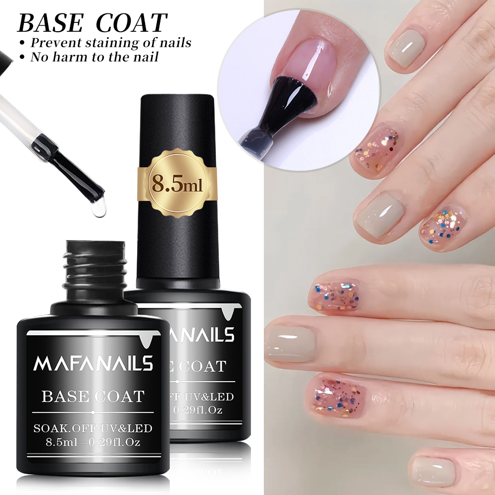 2pcs Clear Gel Top Coat & Base - огляд і ціна Gel Top Coat