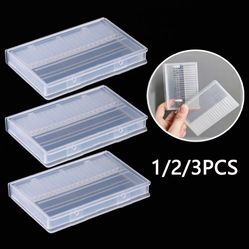 1/2/3PCS 20 Slots Clear Nail D - огляд і ціна Nail Art Simple