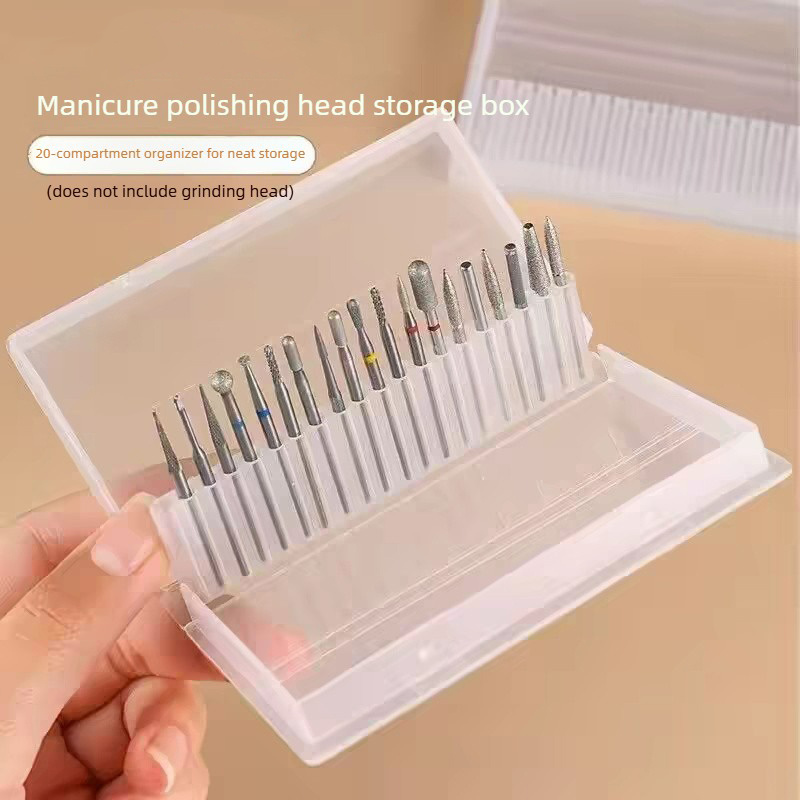 1/2/3PCS 20 Slots Clear Nail D - огляд і ціна Nail Art Simple