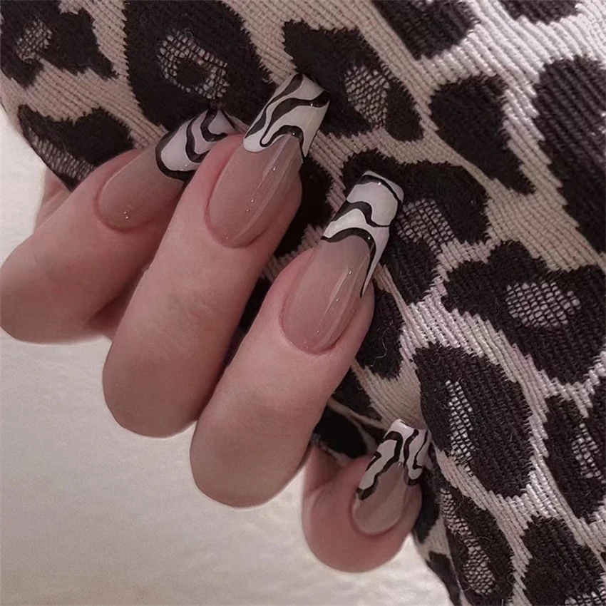 24Pcs/Set Spice Girls Wearable - огляд і ціна Nail Art Simple