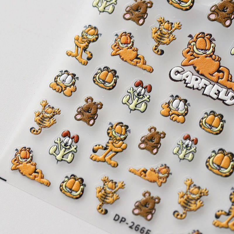 Cartoon Garfield Ins Style Nai - огляд і ціна Nail Art Motif