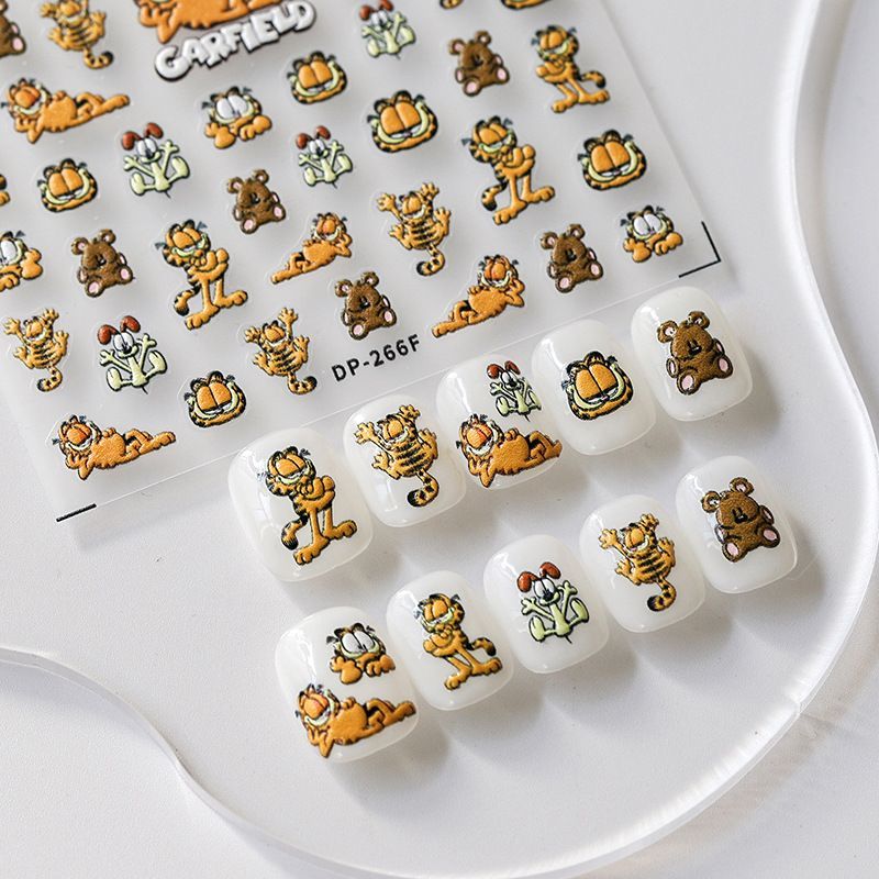 Cartoon Garfield Ins Style Nai - огляд і ціна Nail Art Motif