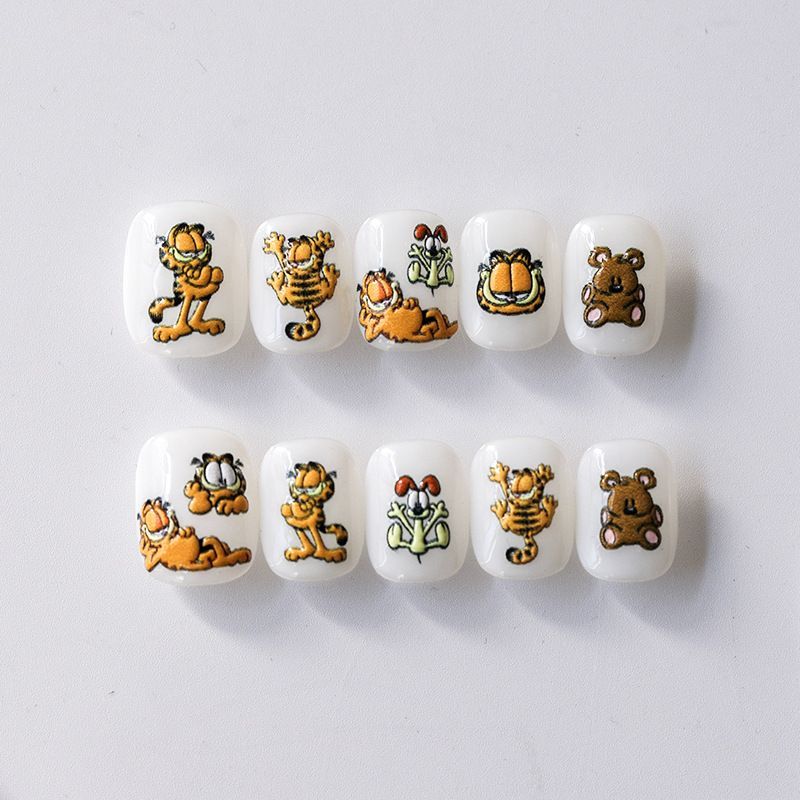 Cartoon Garfield Ins Style Nai - огляд і ціна Nail Art Motif