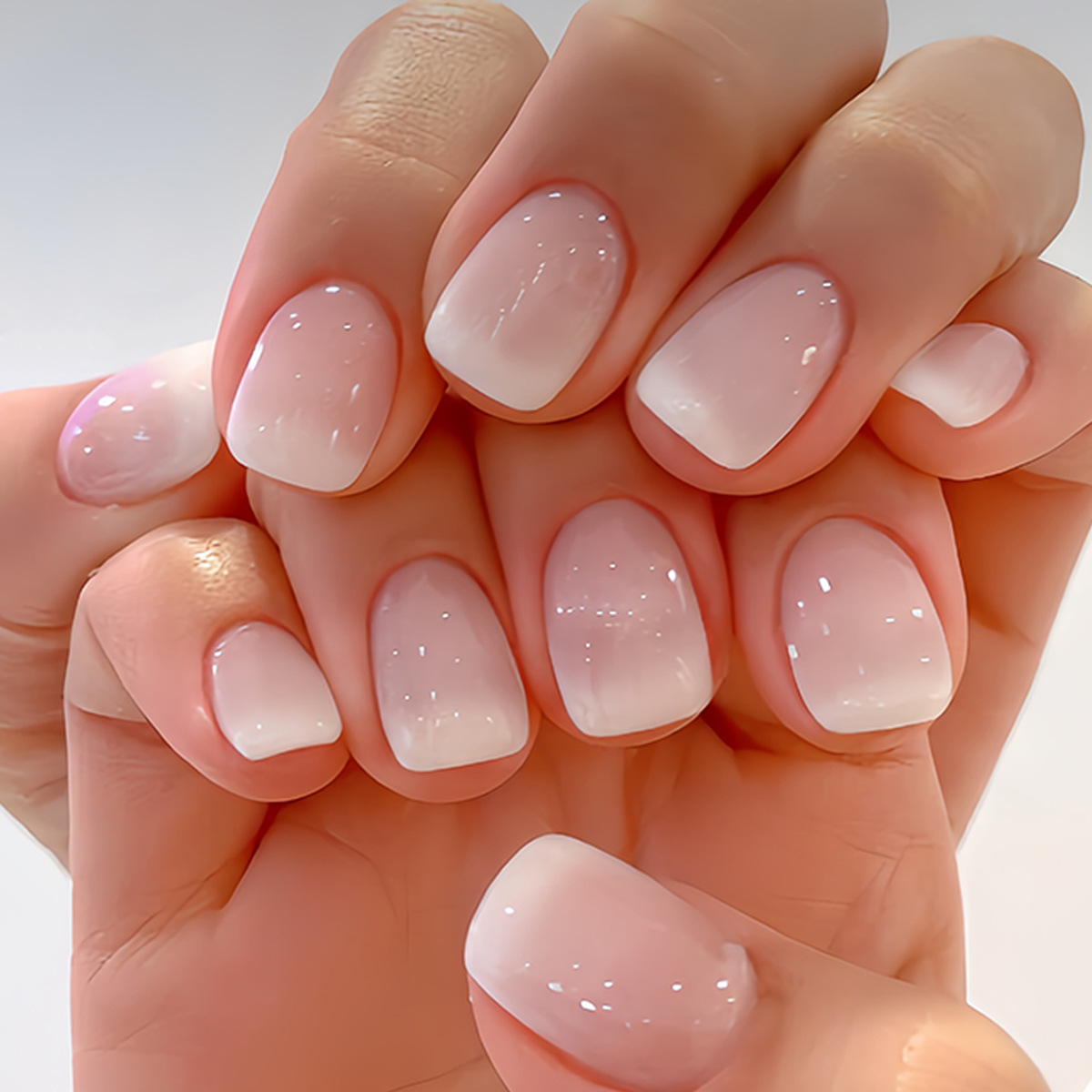 24Pcs Simple Ballet Glitter De - огляд і ціна Nail Art French Nails