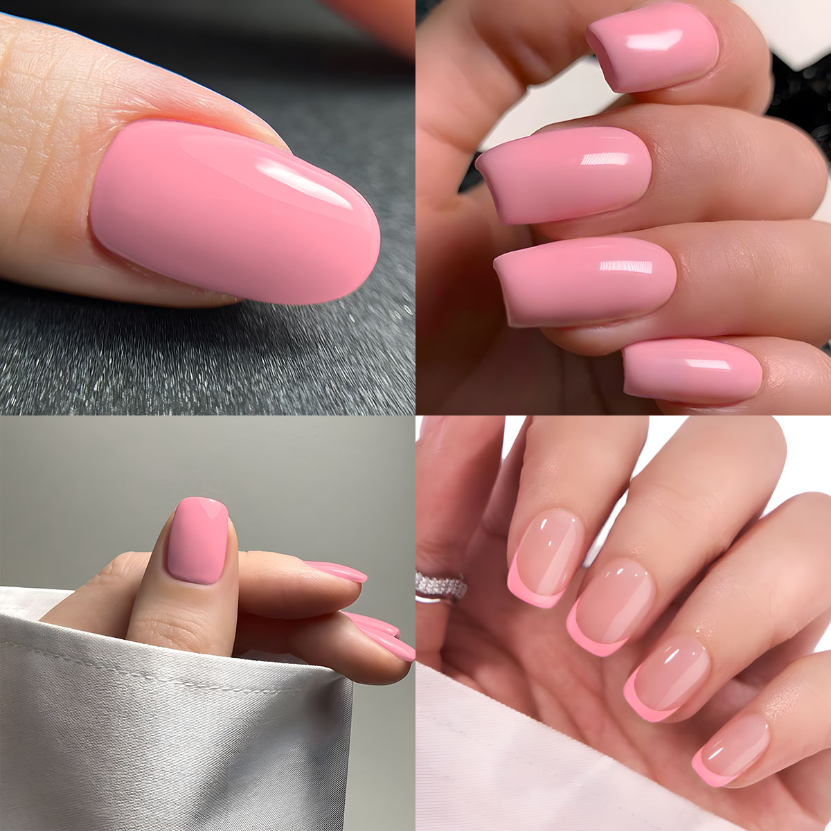 VOKY four-piece nude pink crea - огляд і ціна Nail Art Natural Pink