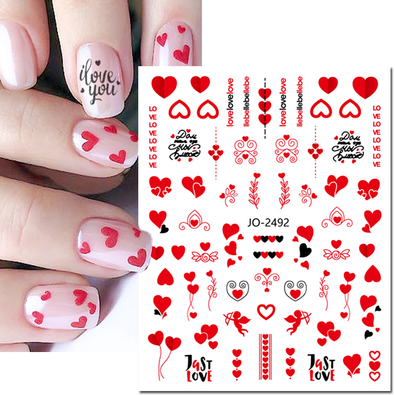 3d Nail Art Decals Geometric L - огляд і ціна Nail Art Valentine
