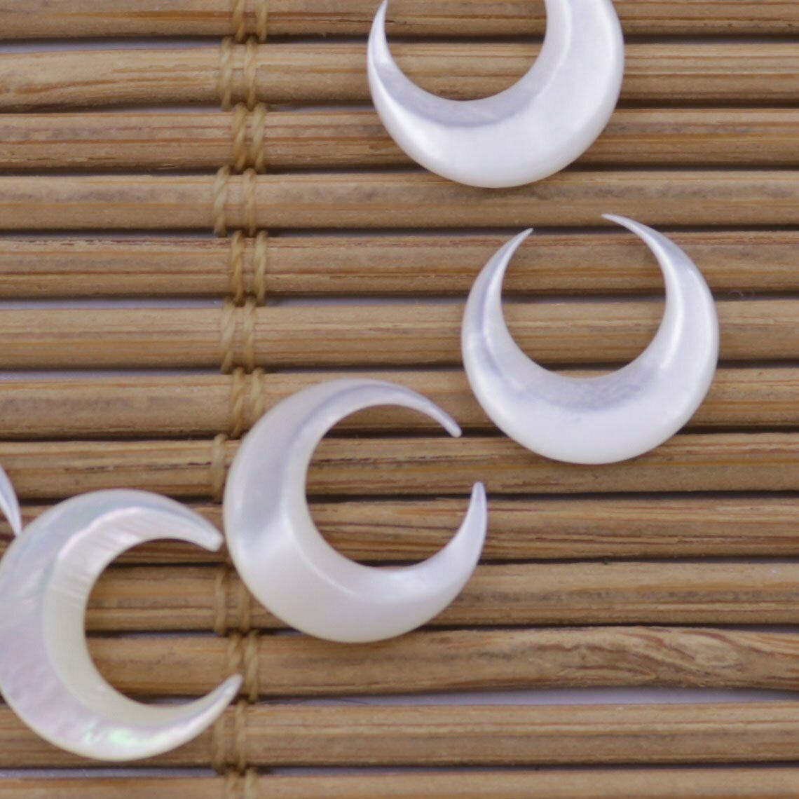 10 PCS Nail 3D Art Moon Shape  - огляд і ціна Nail Art Natural